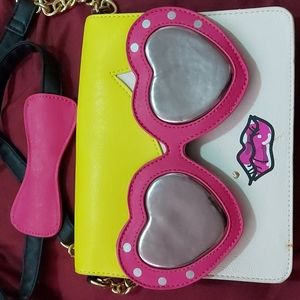 Betsey Johnson Face Bag Blonde